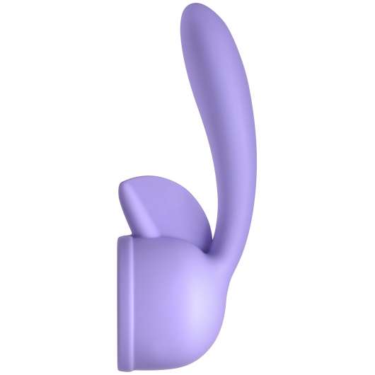 Wand Essentials Fluttering Kiss Dubbel Stimulator Wand Tillbehör - Purple
