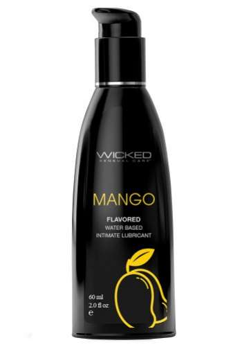 Wicked Aqua Mango Flavored Lubricant 60 ml
