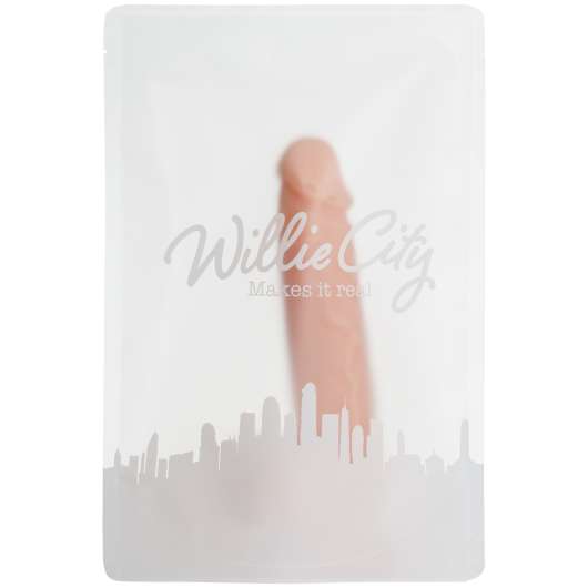 Willie City Luxe Realistisk Dildo 19,5 cm   - Nude