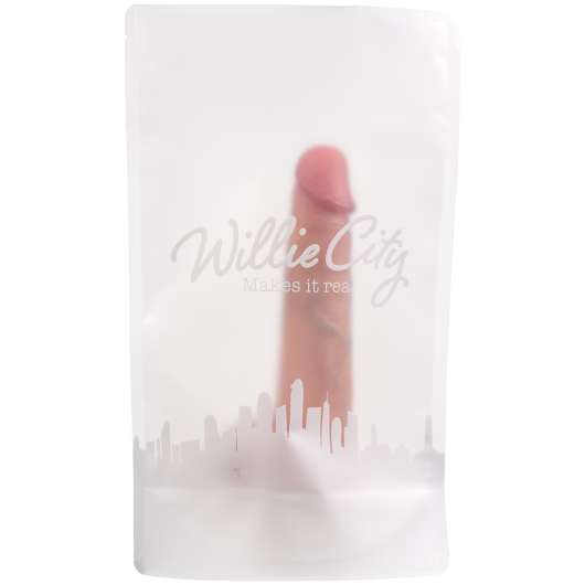 Willie City Super Realistic Silikondildo 21,5 cm   - Nude